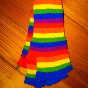 Kid Gloves (Fingerless) - Rainbow